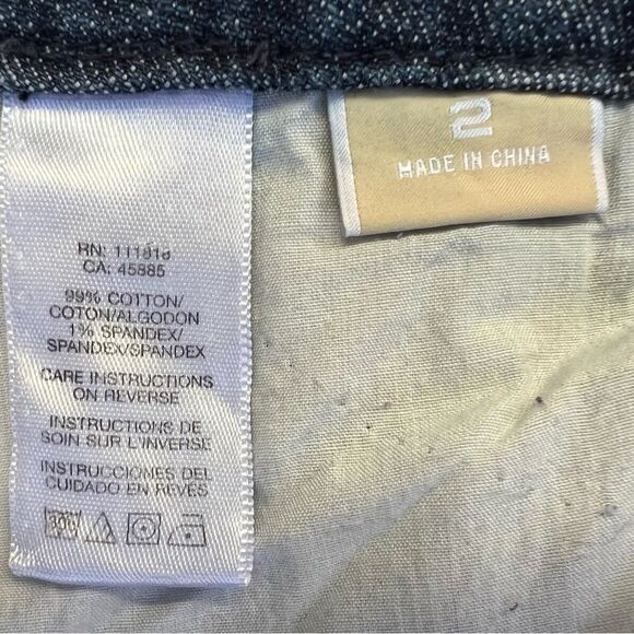 Michael Kors Mid Rise Straight Leg Jeans 2 - Picture 8 of 10